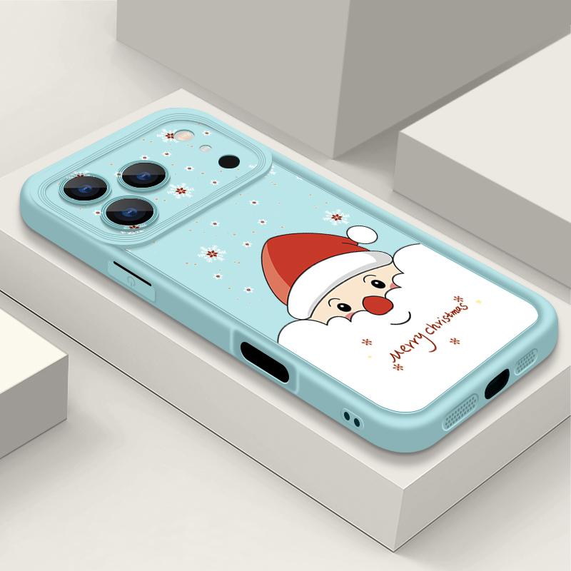 Ударостійкий М який TPU Силіконовий Чохол Фунда Для iPhone 17 Air 16e 16 15 14 Pro Max 13 17 Pro Max 17 Pro 17 Чохол з малюнком Санта Клауса iPhone 16 Pro світло-синій колір
Ударостійкий М який TPU Силіконовий Чохол Фунда Для iPhone 17 Air 16e 16 15 14 Pro Max 13 17 Pro Max 17 Pro 17 Чохол з малюнком Санта Клауса iPhone 16 Pro світло-синій колір