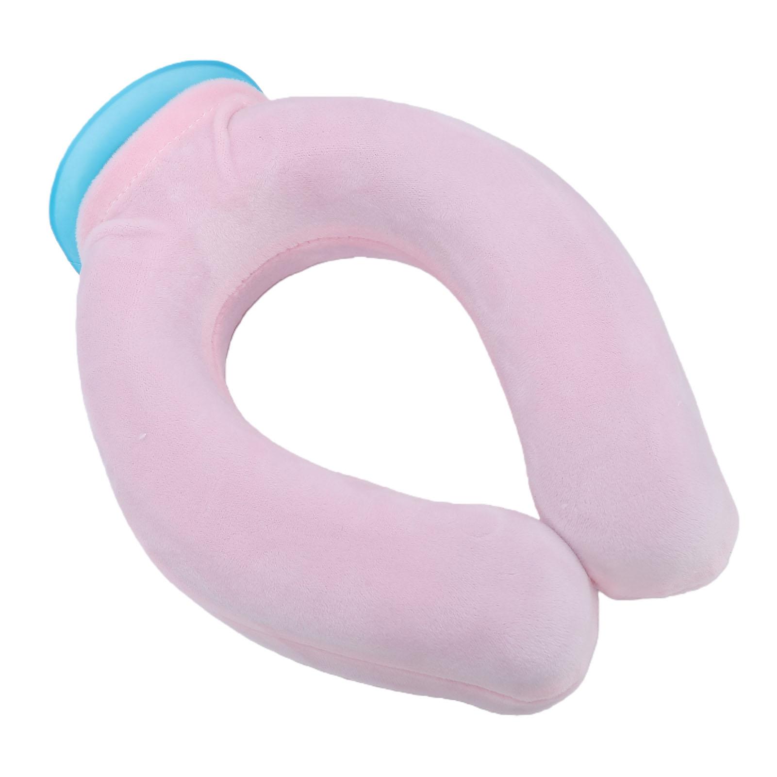 U Shaped Hot Water Bottle PVC Neck Hot Water Bottle Heating Pad with Detachable Cloth Cover Pink 900ml
U Shaped Hot Water Bottle PVC Neck Hot Water Bottle Heating Pad with Detachable Cloth Cover Pink 900ml