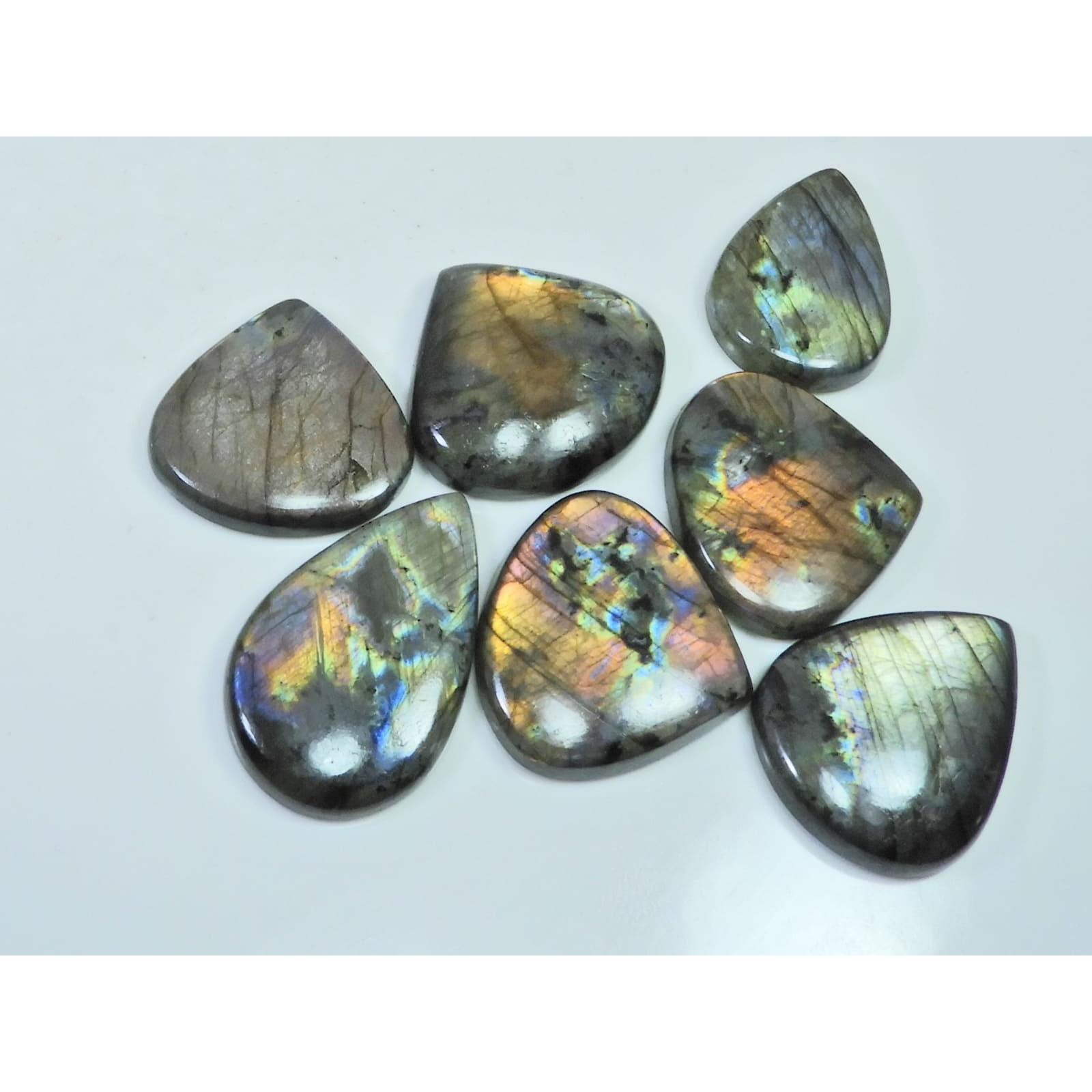 243Cts. Natural Purple Labradorite Spectrolite Pear Loose Gemstone 7Pcs Lot LL-1185
243Cts. Natural Purple Labradorite Spectrolite Pear Loose Gemstone 7Pcs Lot LL-1185