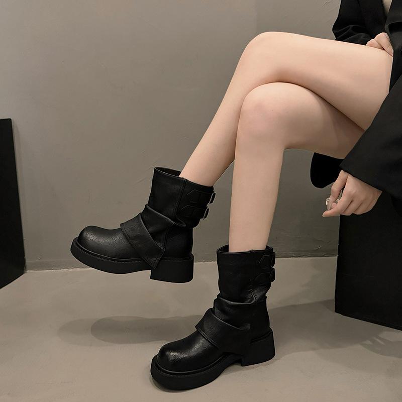 Brown Black Fashion Platform Jeans Tube Boots Vintage Rad Martin Boots Women s New Autumn 35
Brown Black Fashion Platform Jeans Tube Boots Vintage Rad Martin Boots Women s New Autumn 35
