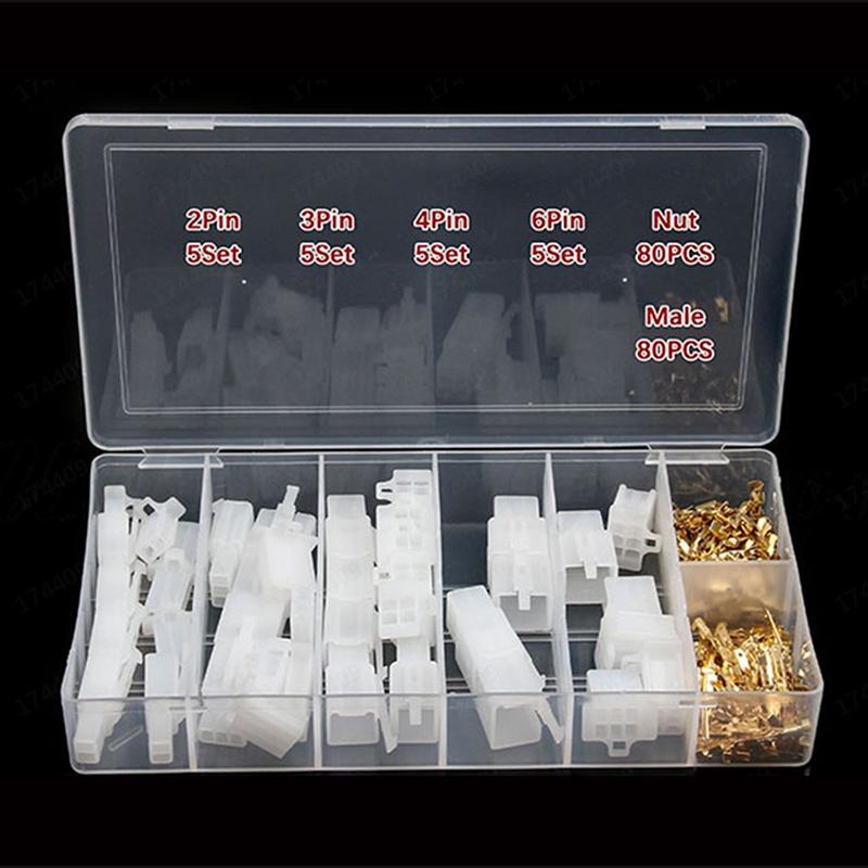 Car Terminal Connectors PC Shell Flame Retardant Aging Resistance Terminal Connectors Set 200 Pcs
Car Terminal Connectors PC Shell Flame Retardant Aging Resistance Terminal Connectors Set 200 Pcs
