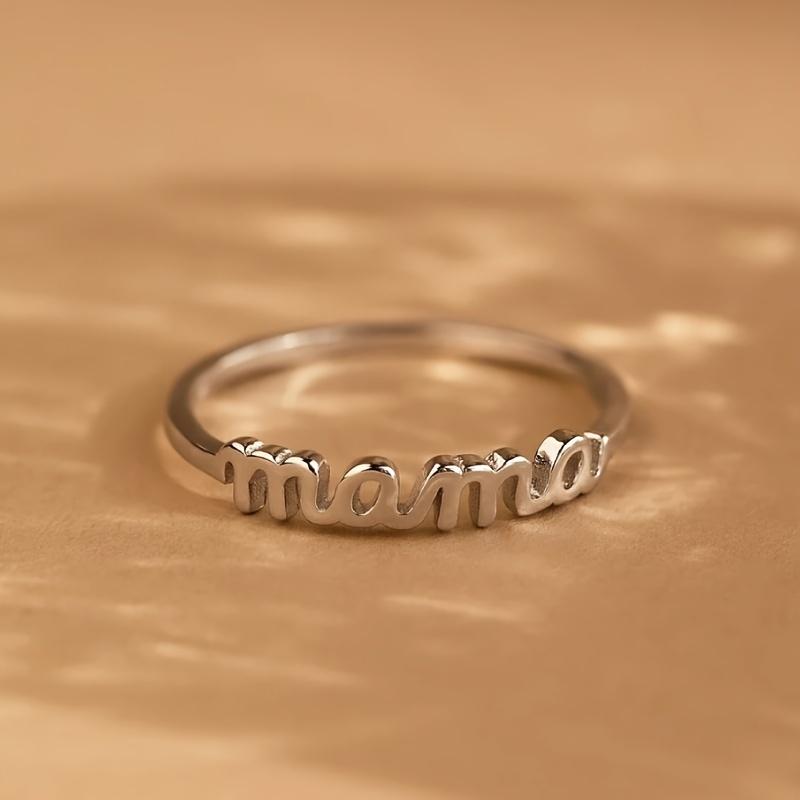 Huitan Simple Design mama Ring for Women Mother s Day Gift Fashion Gold Color/Copper Color Daily Wear Versatile Band Zircon 10
Huitan Simple Design mama Ring for Women Mother s Day Gift Fashion Gold Color/Copper Color Daily Wear Versatile Band Zircon 10