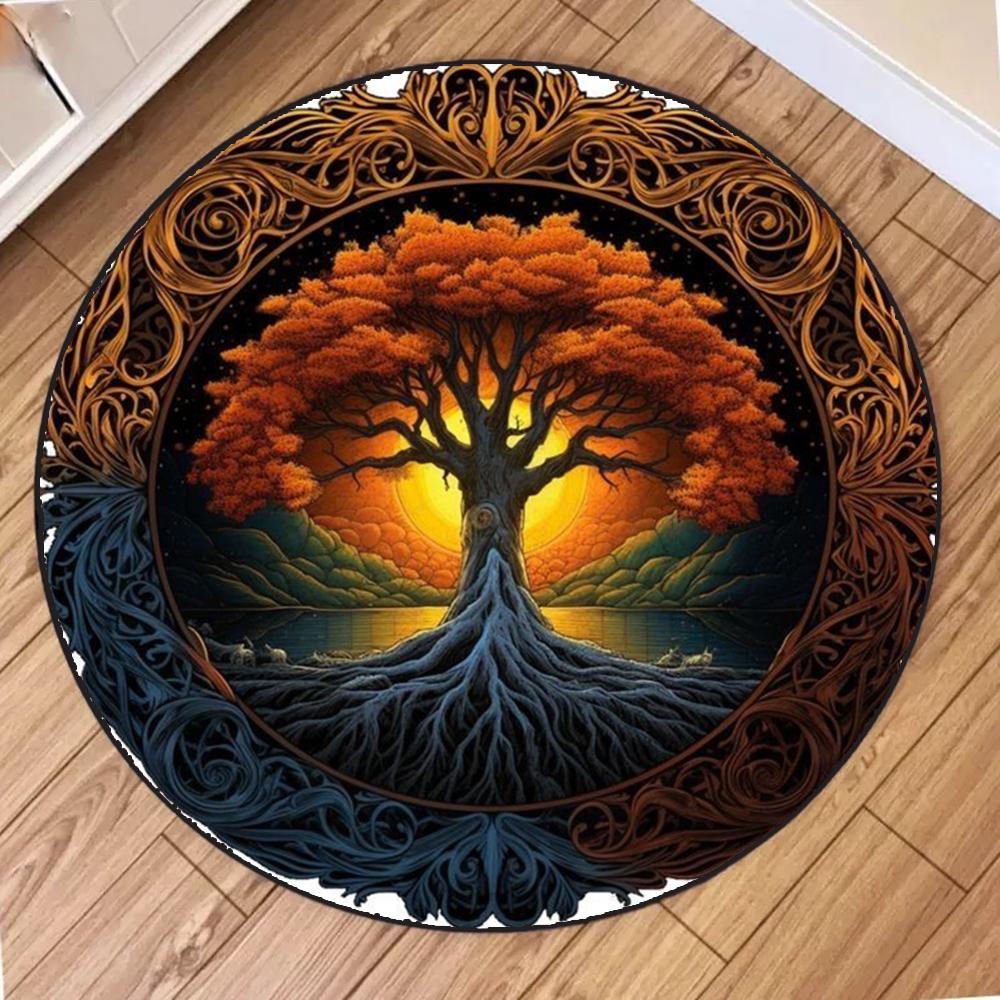 Big Tree Print Round Rug Bedroom Mechanical Washable Carpet Living Room Nonslip Floor Mat Sofa Table Rugs Home Decor Room Rug 60cm
Big Tree Print Round Rug Bedroom Mechanical Washable Carpet Living Room Nonslip Floor Mat Sofa Table Rugs Home Decor Room Rug 60cm