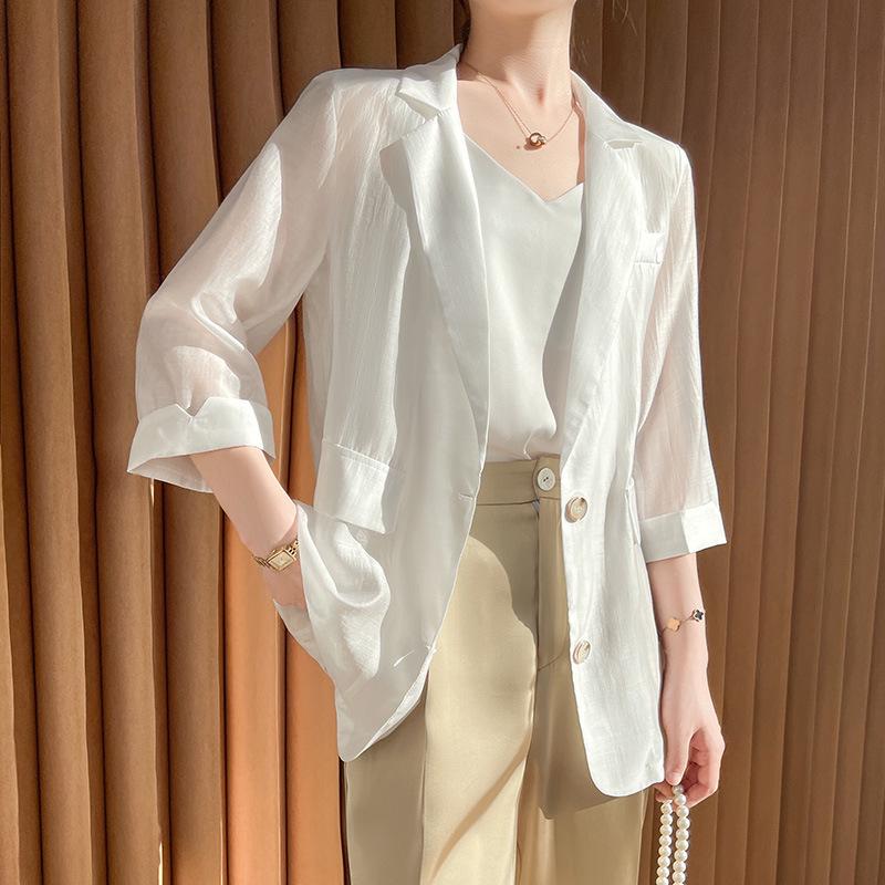 Women s Summer Lightweight Tencel Blazer - Casual, Fashionable, Sun-Protective, High-End Jacket Shirt 3XL
Women s Summer Lightweight Tencel Blazer - Casual, Fashionable, Sun-Protective, High-End Jacket Shirt 3XL