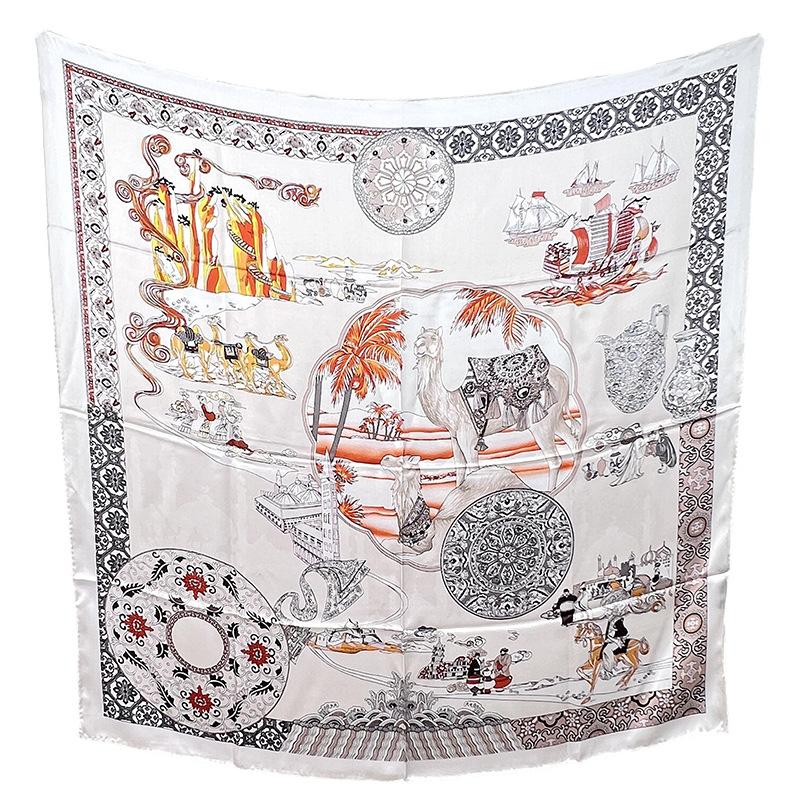 Шаль Шелковый Шарф Женский Квадратный Шарф Шелк Женский Весенне-Летний Шелк Тутовый Шелк Шелковый Шарф Шаль Тропический Пустынный Верблюжий Узор 108X108CM
Шаль Шелковый Шарф Женский Квадратный Шарф Шелк Женский Весенне-Летний Шелк Тутовый Шелк Шелковый Шарф Шаль Тропический Пустынный Верблюжий Узор 108X108CM