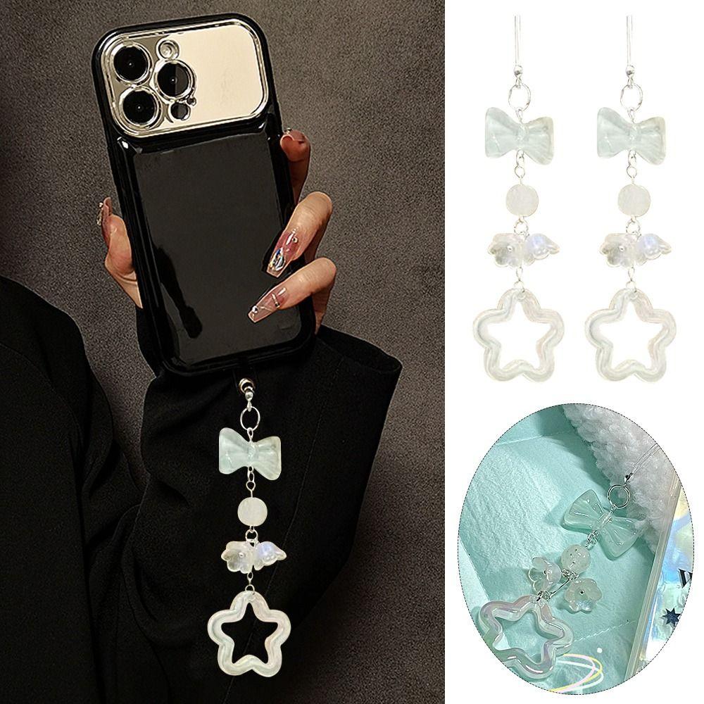 Bow knot Keychain Pendant glass Bow shaped mobile phone chain Fashion Phone Charms Phone
Bow knot Keychain Pendant glass Bow shaped mobile phone chain Fashion Phone Charms Phone