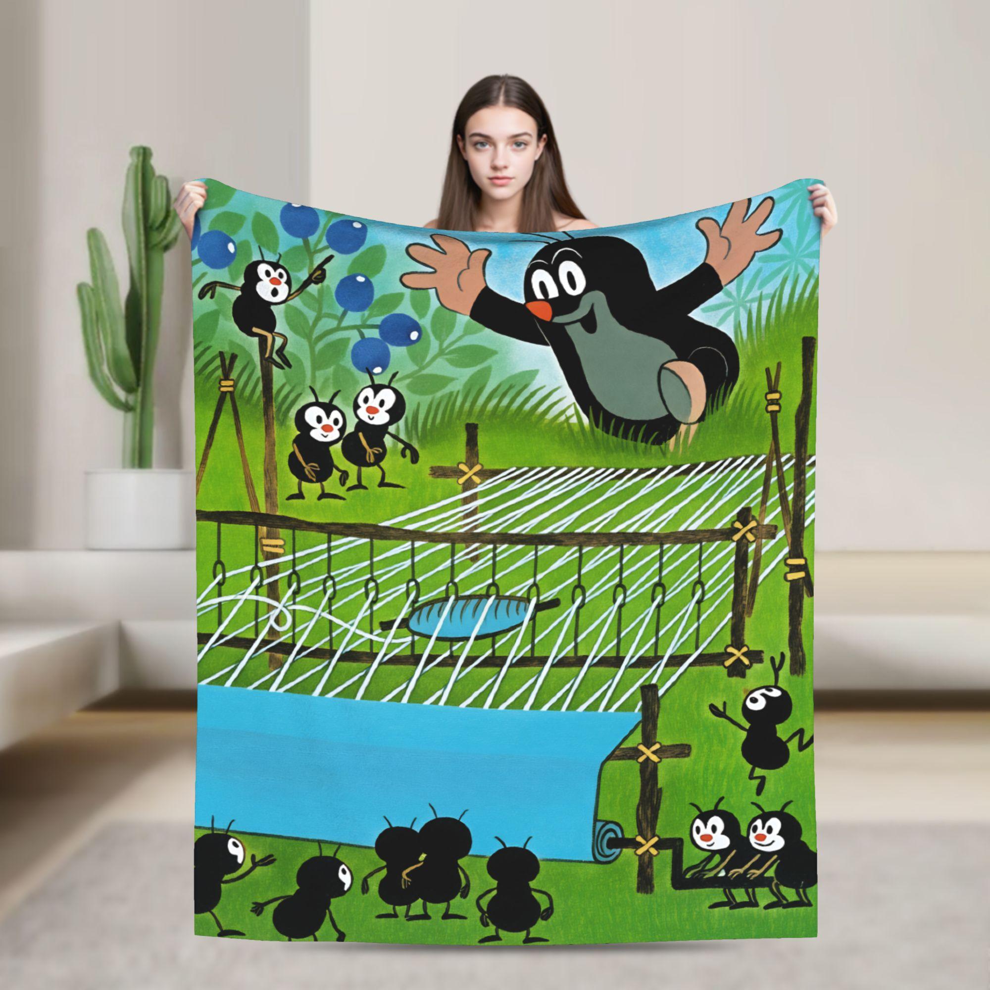 Cozy Throw Blanket Picnic Czech Cartoon Krtek Mole Blanket Flannel Bedspread For Bedroom Funny Sofa Bed Cover 75x90cm
Cozy Throw Blanket Picnic Czech Cartoon Krtek Mole Blanket Flannel Bedspread For Bedroom Funny Sofa Bed Cover 75x90cm