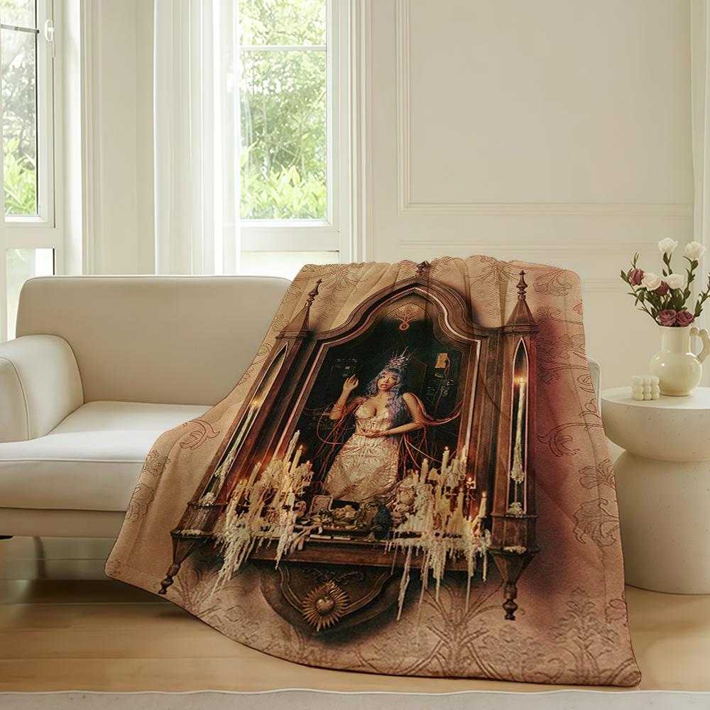 Singer Melanie Martinez Hades Music Blanket Warm Soft Suitable For Bedroom Sofa Bed Living Room Office Travel Camping Gifts 75x90cm
Singer Melanie Martinez Hades Music Blanket Warm Soft Suitable For Bedroom Sofa Bed Living Room Office Travel Camping Gifts 75x90cm