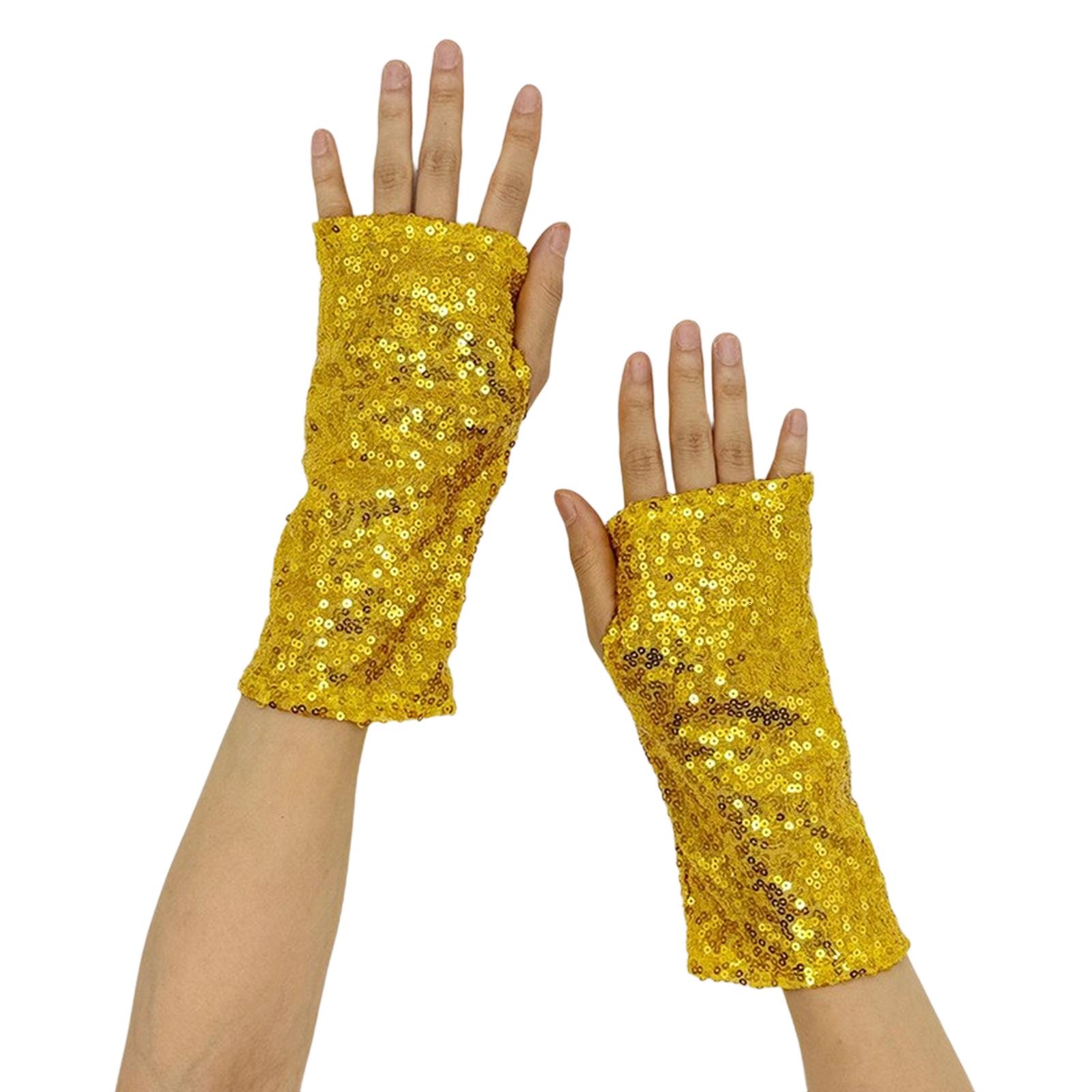Sequined Gloves Party Handwear Accessory For Special Event And Music Festival Fingerless Gloves For Stage Hiphop Dancer
Sequined Gloves Party Handwear Accessory For Special Event And Music Festival Fingerless Gloves For Stage Hiphop Dancer