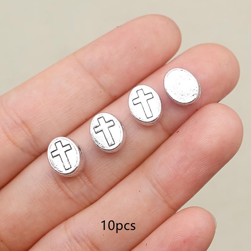 10 retro cross shaped oval bead set with small holes, perfect for handmade production, including bracelets, necklaces, and other 10pcs
10 retro cross shaped oval bead set with small holes, perfect for handmade production, including bracelets, necklaces, and other 10pcs