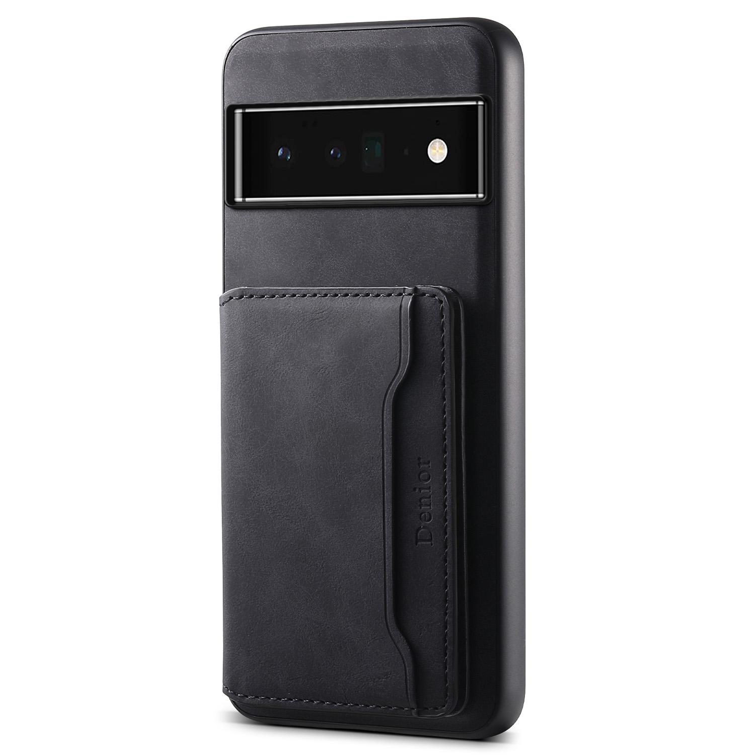 DENIOR D13 для Google Pixel 6 Pro 5G ретро-чехол кожаная задняя крышка телефона съемный держатель для карт 2-в-1 Black
DENIOR D13 для Google Pixel 6 Pro 5G ретро-чехол кожаная задняя крышка телефона съемный держатель для карт 2-в-1 Black