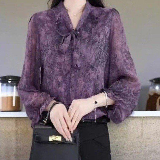 Elegant Ribbon-Collar Chiffon Blouse – Spring Fashion for Women 3XL (65-70 kg)
Elegant Ribbon-Collar Chiffon Blouse – Spring Fashion for Women 3XL (65-70 kg)