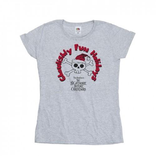 Disney Womens/Ladies The Nightmare Before Christmas Ghouishly Fun Holidays Cotton T-Shirt білий
Disney Womens/Ladies The Nightmare Before Christmas Ghouishly Fun Holidays Cotton T-Shirt білий