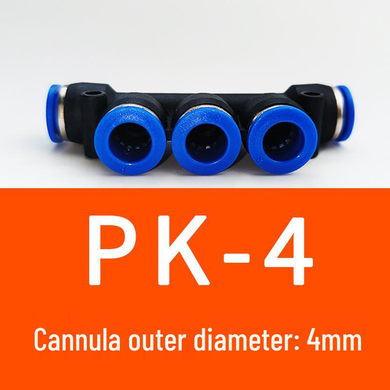Trachea Quick Connect Pneumatic Five-Way Plastic Insert Cylinder Accessories PK4/PK6/PK8/PK10
Trachea Quick Connect Pneumatic Five-Way Plastic Insert Cylinder Accessories PK4/PK6/PK8/PK10