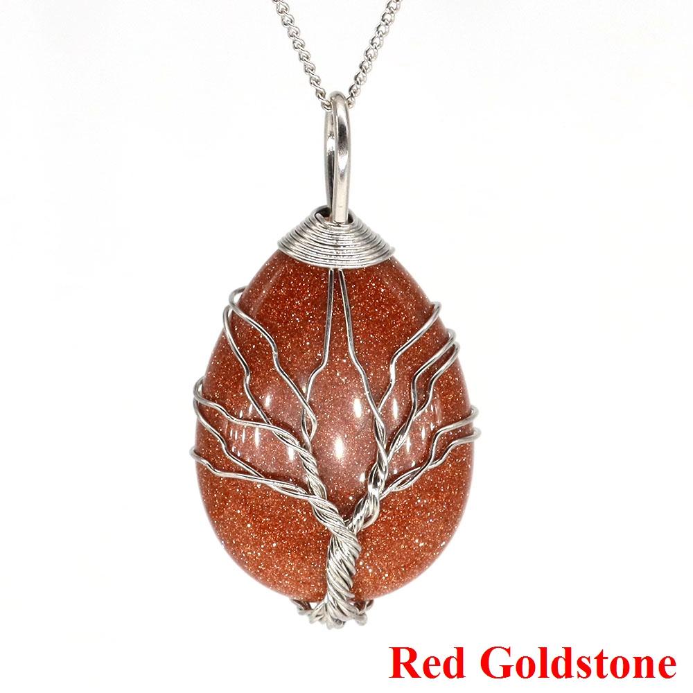 Tree Of Life Water Drop Pendant Necklace Wire Wrapped Natural Stone Crystal Amethyst Reiki Healing Energy Gems Love Jewelry Gift
Tree Of Life Water Drop Pendant Necklace Wire Wrapped Natural Stone Crystal Amethyst Reiki Healing Energy Gems Love Jewelry Gift