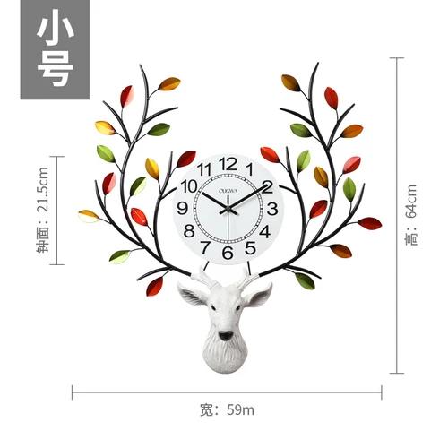 Nordic Deer Head Wall Clock - Personality Design, Atmospheric Living Room Wall Hanging, American Creative Fashion Timepiece білий
Nordic Deer Head Wall Clock - Personality Design, Atmospheric Living Room Wall Hanging, American Creative Fashion Timepiece білий