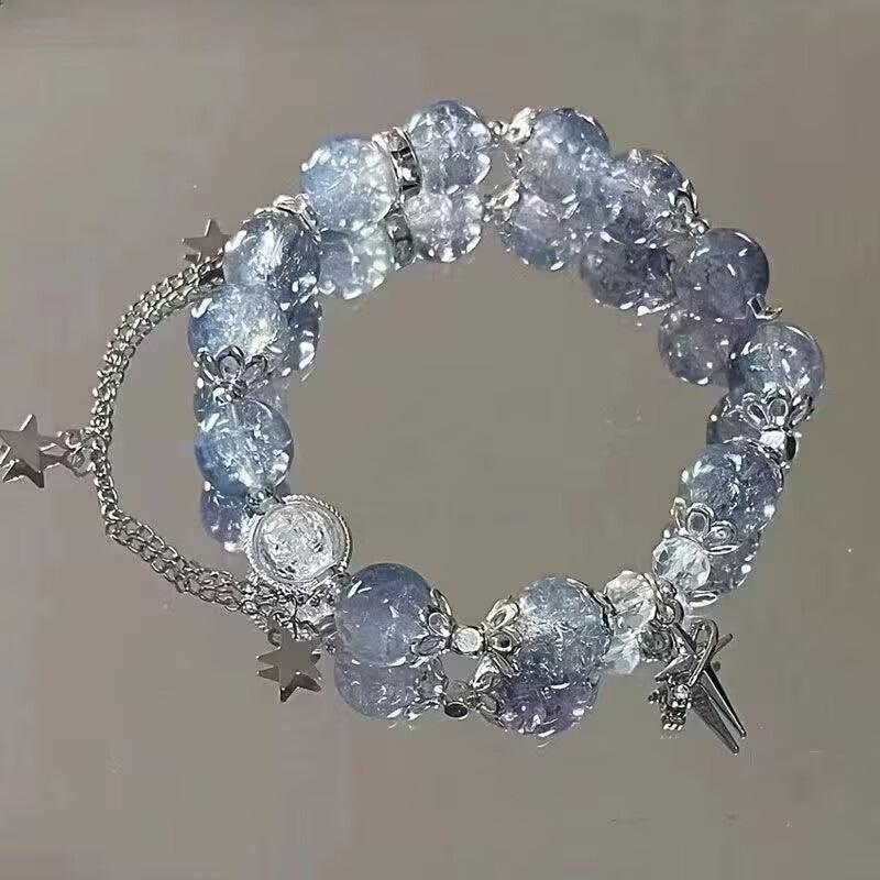 Niche Design Star Chain Tassel Браслет для женщин Fantasy Blue Crystal Бусины Эластичный веревочный браслет Лучший друг Ювелирные изделия Подарки
Niche Design Star Chain Tassel Браслет для женщин Fantasy Blue Crystal Бусины Эластичный веревочный браслет Лучший друг Ювелирные изделия Подарки