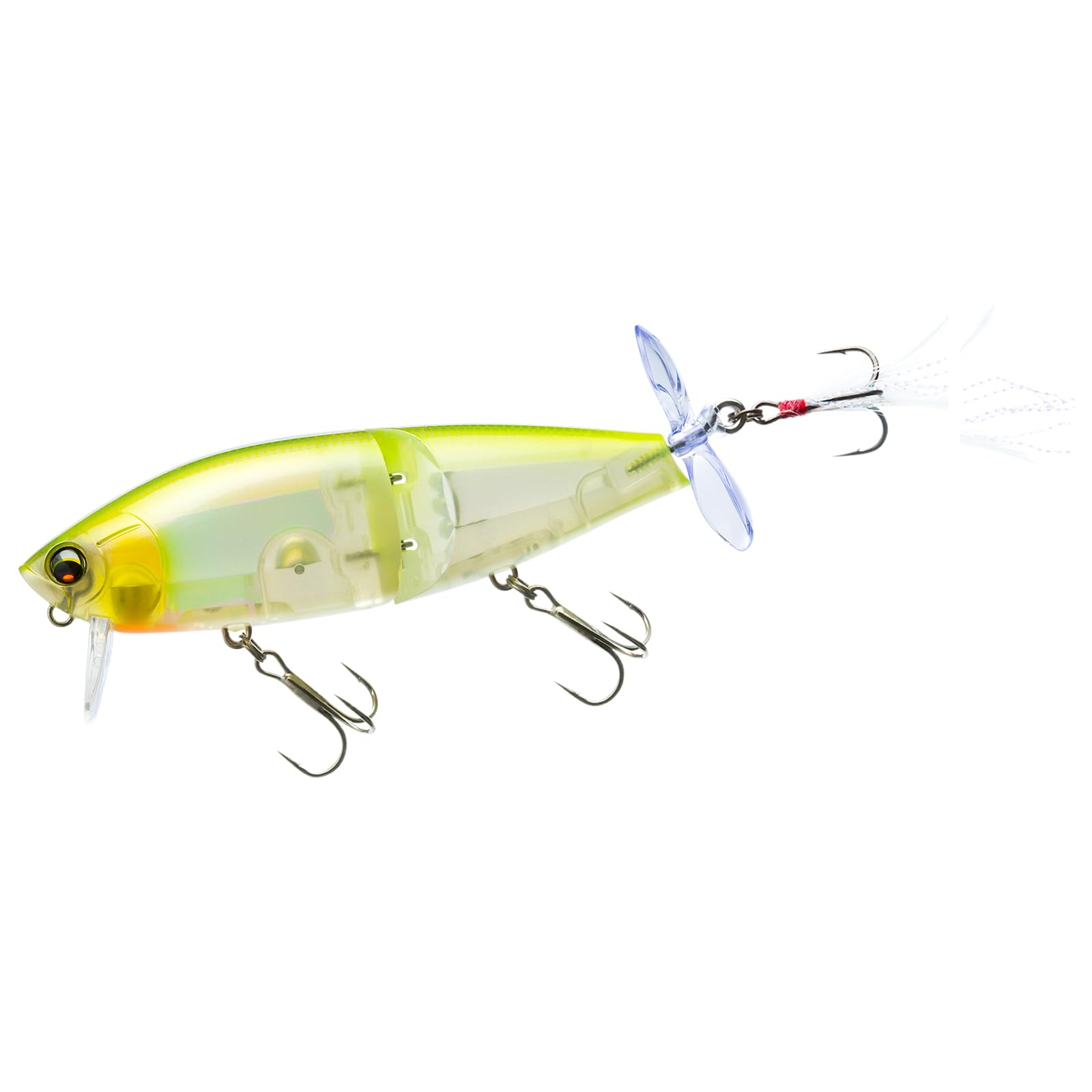 DUEL Wake Rider 85mm Floating Ghost Chart Back Bass Wake Bait Joint Body Prop L-Bass
DUEL Wake Rider 85mm Floating Ghost Chart Back Bass Wake Bait Joint Body Prop L-Bass