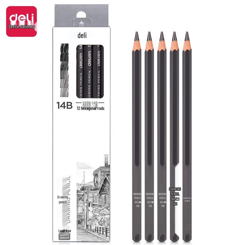 Deli S998 Art Pencil Set: Premium Sketching, Writing & Drafting Pencils for Students & Artists Grade HB
Deli S998 Art Pencil Set: Premium Sketching, Writing & Drafting Pencils for Students & Artists Grade HB