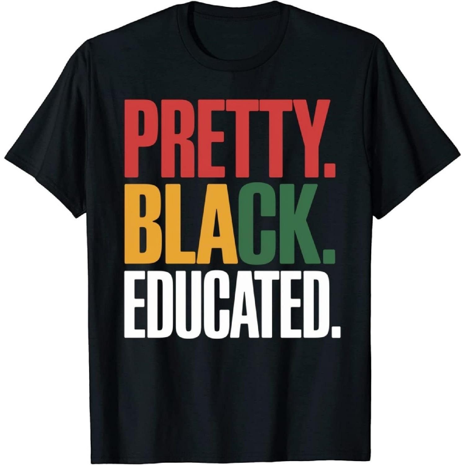 Pretty Black Educated Black History African Pride Juneteenth T-Shirt 4 Black for Men, Women XXXXXL різнокольоровий
Pretty Black Educated Black History African Pride Juneteenth T-Shirt 4 Black for Men, Women XXXXXL різнокольоровий