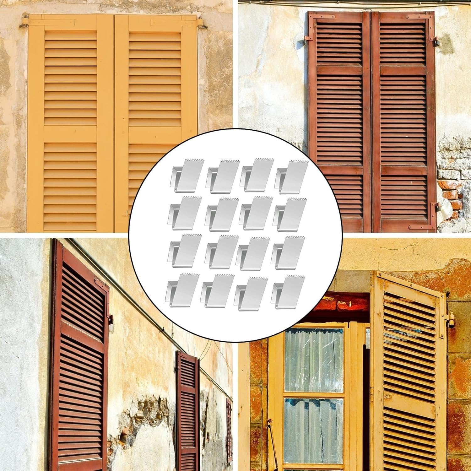 16Pack Hurricane Window Clips, Black Hurricane Board-Up Clips with Door Handles and Screws for 1/2 Plywood Brick Wood Concrete Windows Black (Black) чёрный
16Pack Hurricane Window Clips, Black Hurricane Board-Up Clips with Door Handles and Screws for 1/2 Plywood Brick Wood Concrete Windows Black (Black) чёрный