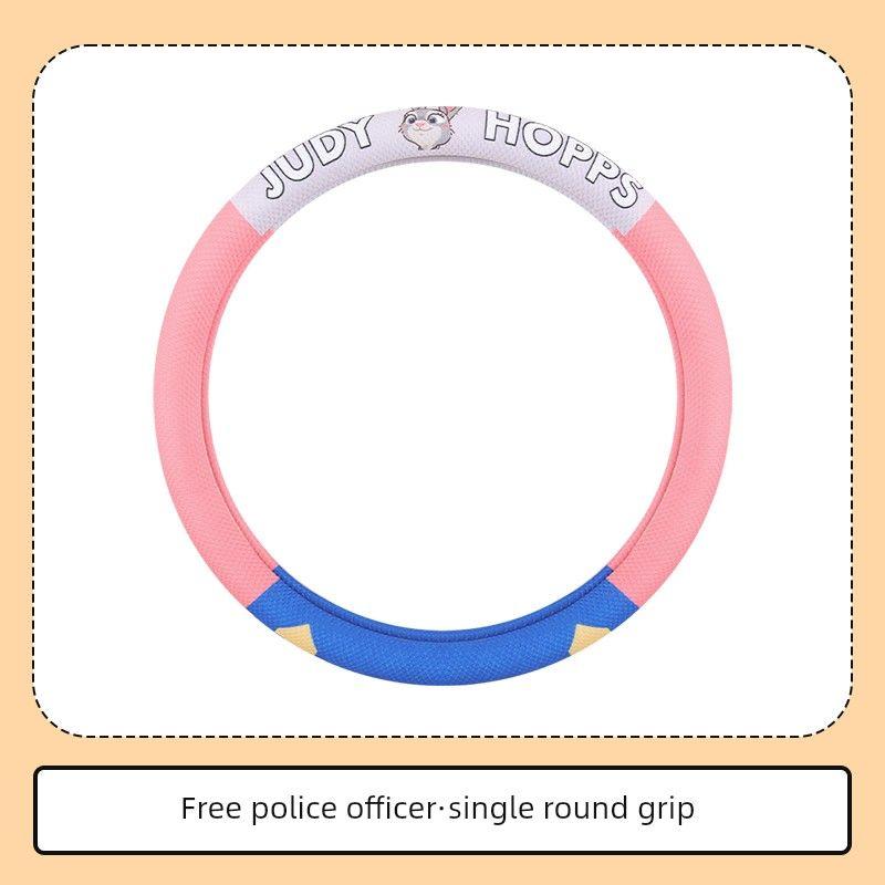 Car Steering Wheel Cover for All Seasons, Women s High-End Car Cover, Cute Cartoon Fox Nick, New Summer Model Steering Wheel Cover Officer Rabbit Steering Wheel Cover - Round
Car Steering Wheel Cover for All Seasons, Women s High-End Car Cover, Cute Cartoon Fox Nick, New Summer Model Steering Wheel Cover Officer Rabbit Steering Wheel Cover - Round