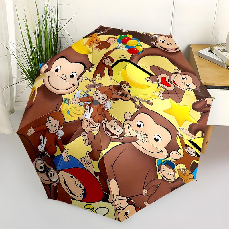 Curious George, Monkeys Automatic Opening and Closing, 8 rib Structure Portable Umbrella, Suitable for Men and Women in All Seasons Perfect
Curious George, Monkeys Automatic Opening and Closing, 8 rib Structure Portable Umbrella, Suitable for Men and Women in All Seasons Perfect