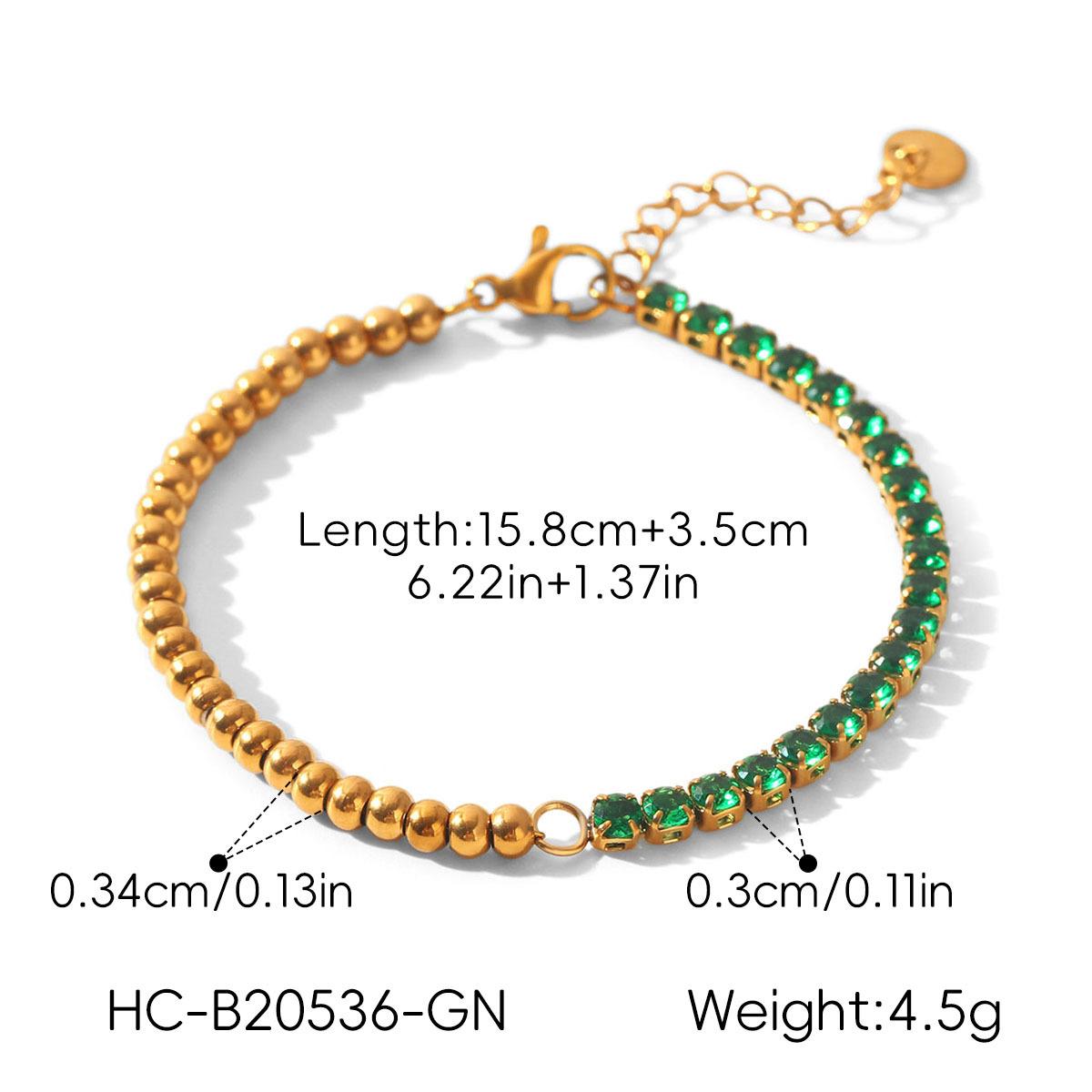 Euro-American style stainless steel zircon bracelet, light luxury high-end hand jewelry, 18k gold non-fading accessories зелёный
Euro-American style stainless steel zircon bracelet, light luxury high-end hand jewelry, 18k gold non-fading accessories зелёный