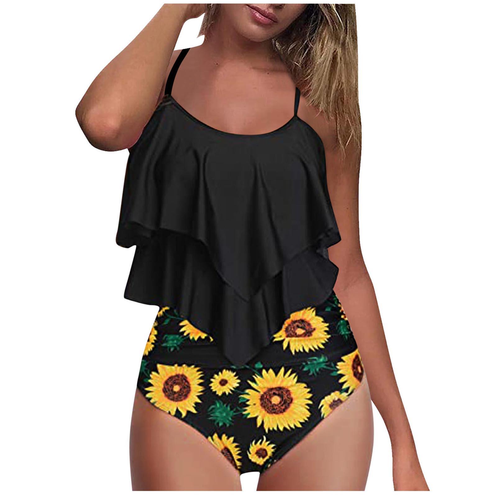 Жіночий модний плавальний костюм із подвійними рюшами та подвійними рюшами з підкладками для бюстгальтера та без сталевого бюстгальтера L жовтий
Жіночий модний плавальний костюм із подвійними рюшами та подвійними рюшами з підкладками для бюстгальтера та без сталевого бюстгальтера L жовтий