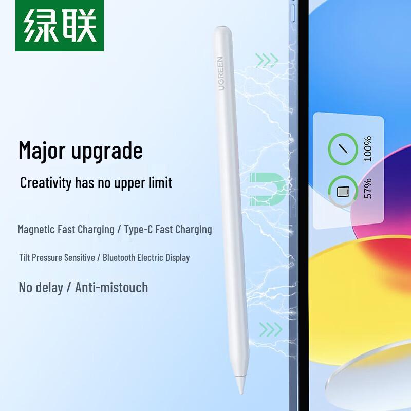 UGREEN Stylus Pen for iPad with Magnetic Charging
UGREEN Stylus Pen for iPad with Magnetic Charging