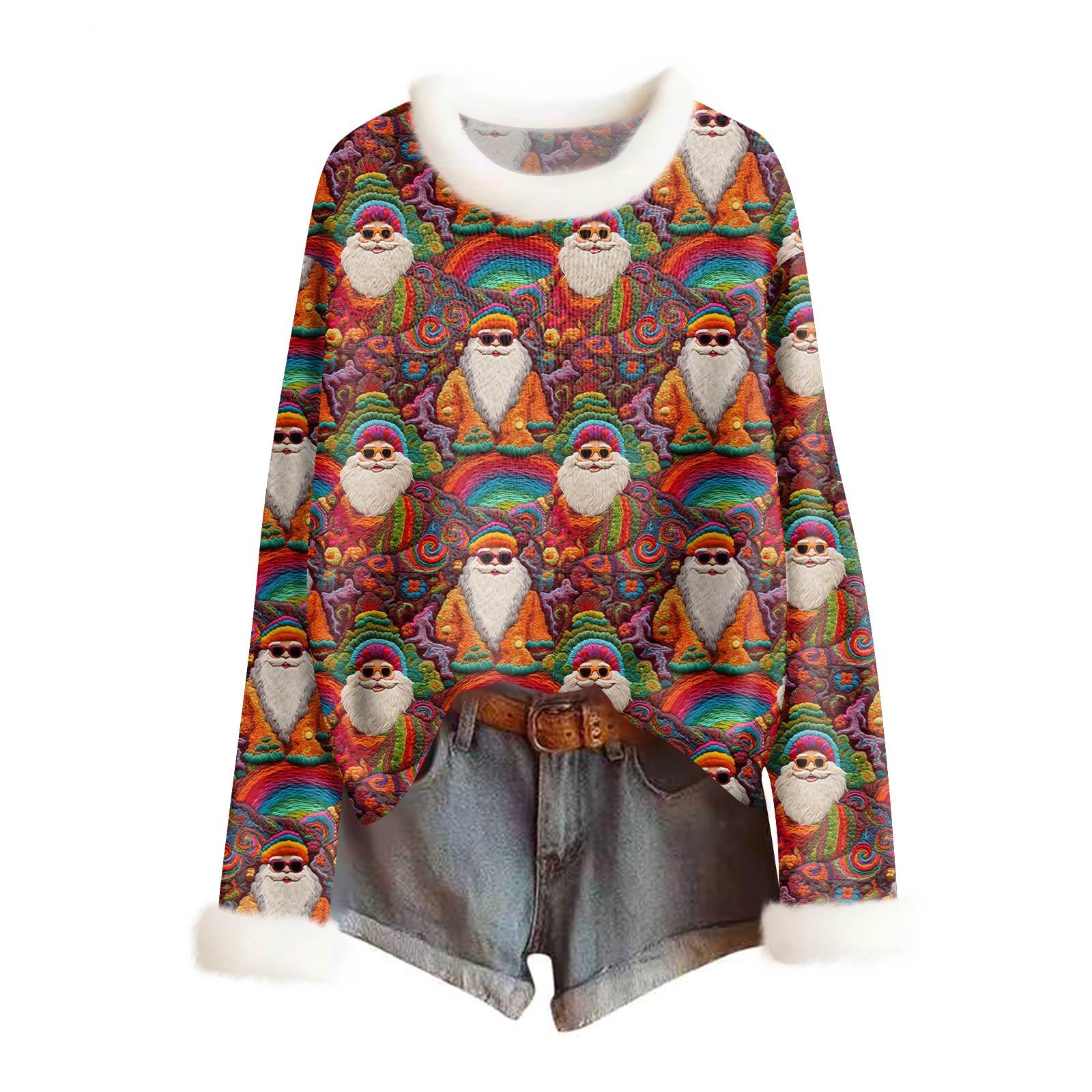 Женский модный свитер с рождественским принтом и шерстяным воротником, повседневный вязаный пуловер с длинными рукавами XL шафрановый
Женский модный свитер с рождественским принтом и шерстяным воротником, повседневный вязаный пуловер с длинными рукавами XL шафрановый