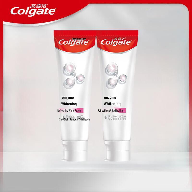 Colgate Whitening Toothpaste, Fresh Peach 120g 2-Pack
Colgate Whitening Toothpaste, Fresh Peach 120g 2-Pack