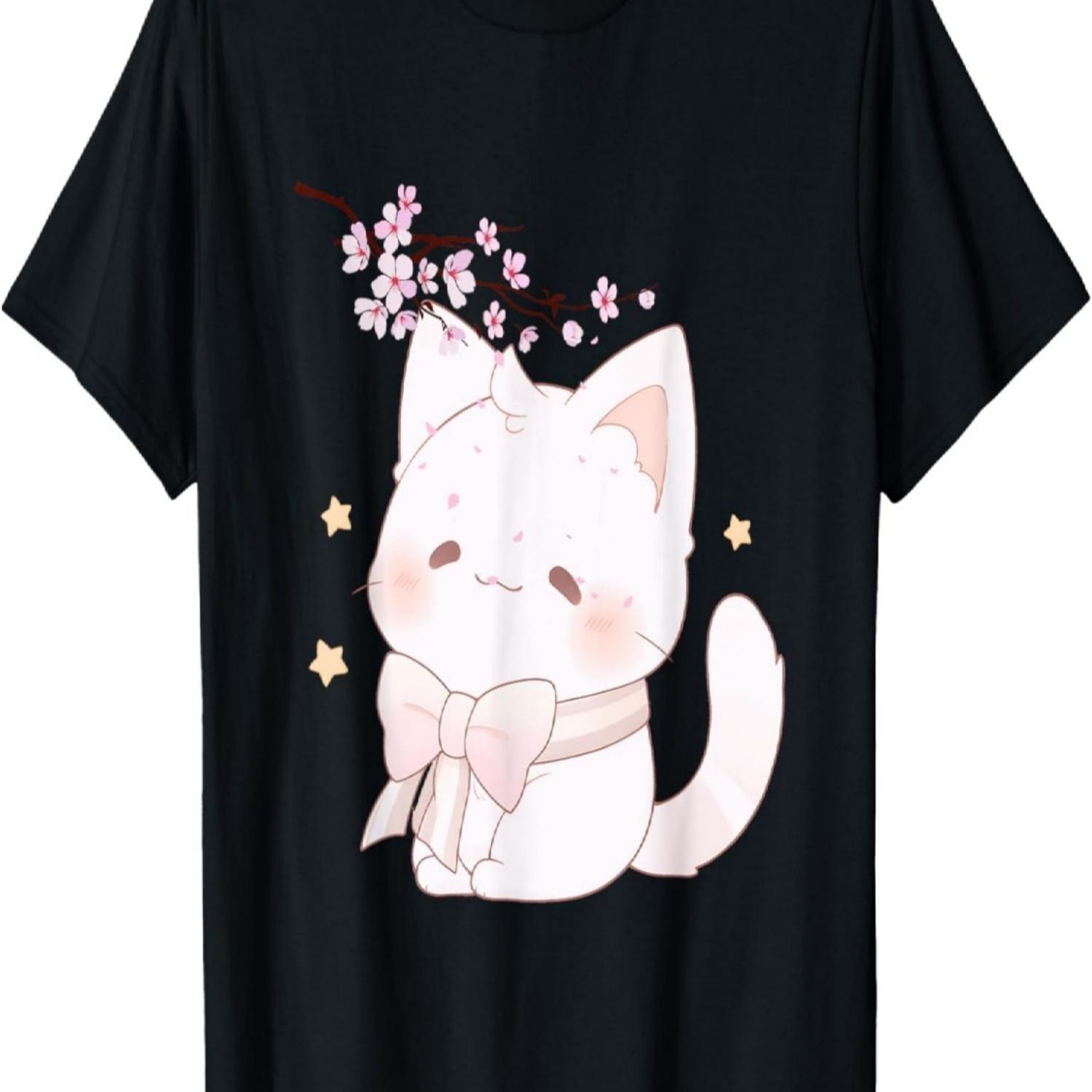 Sakura Bliss_ Cute Anime Cherry Blossom Cat T-Shirt S чёрный
Sakura Bliss_ Cute Anime Cherry Blossom Cat T-Shirt S чёрный