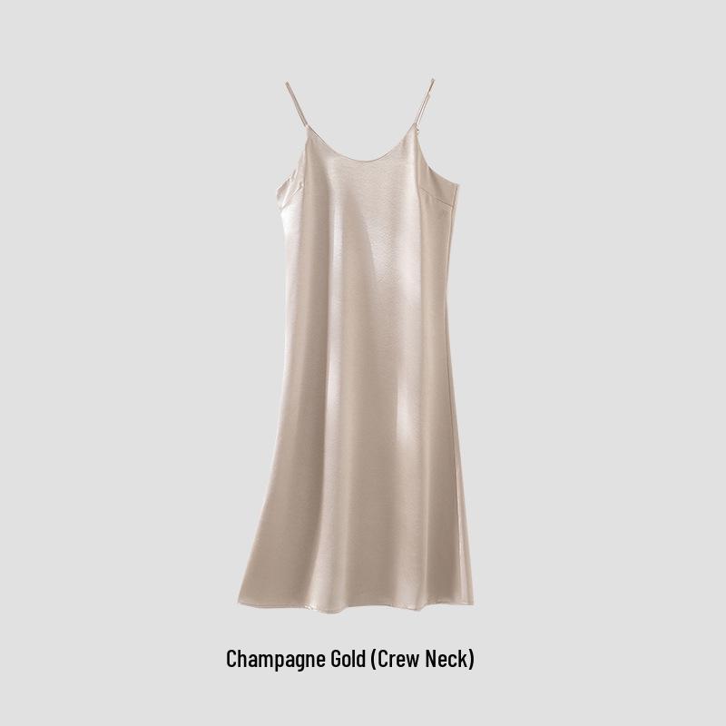 Rong Tai French Double Collar Satin Camisole Dress - Elegant & Sexy 2026 Style M
Rong Tai French Double Collar Satin Camisole Dress - Elegant & Sexy 2026 Style M