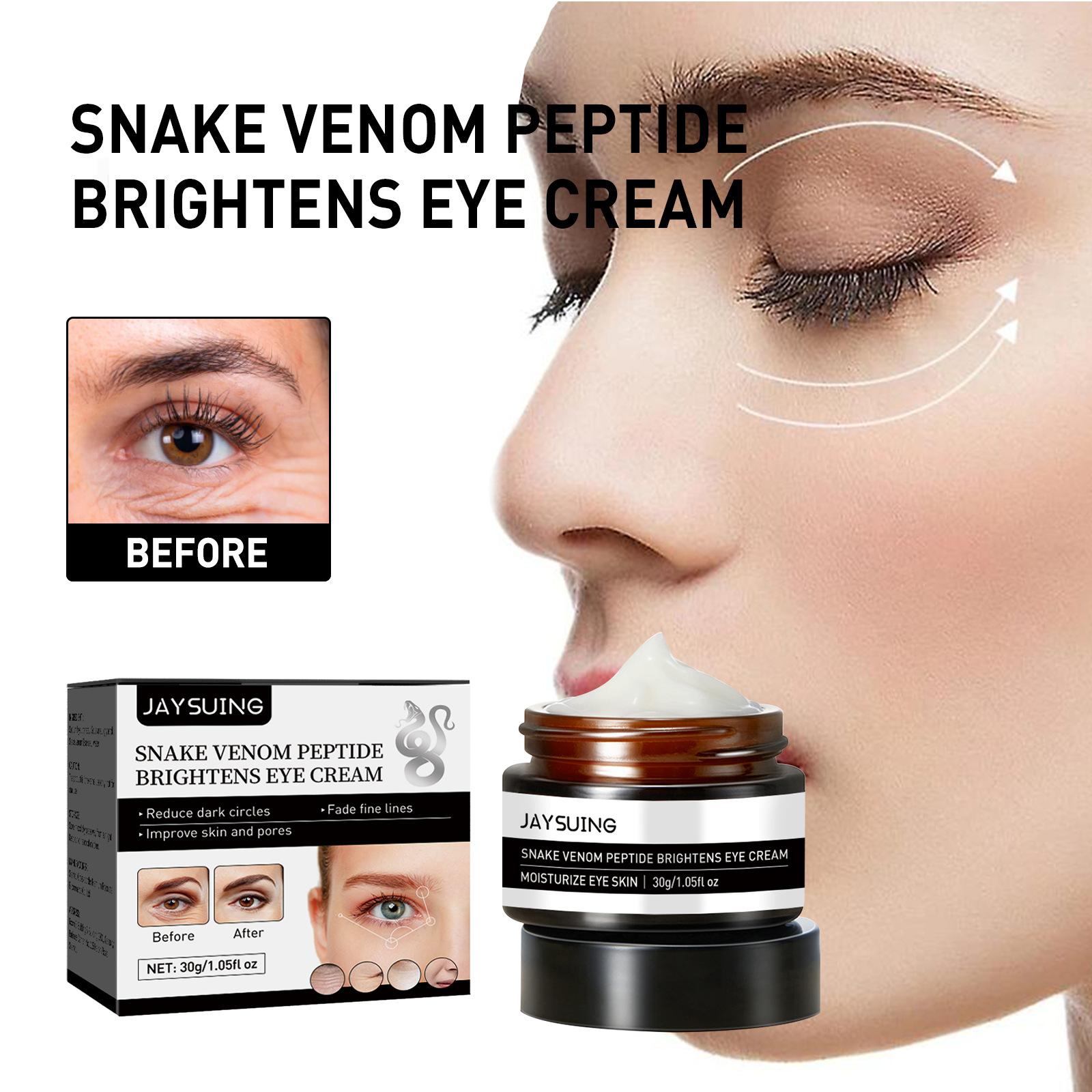 Пептидный крем для глаз Snake Venom для восстановления тонких линий вокруг глаз, питания и увлажнения
Пептидный крем для глаз Snake Venom для восстановления тонких линий вокруг глаз, питания и увлажнения