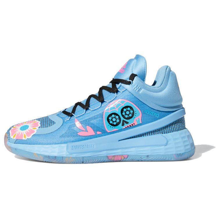 Кроссовки унисекс adidas D Rose 11 Day of the Dead Blue Team, светло-голубые, полусолнечно-розовые, FY9988
Кроссовки унисекс adidas D Rose 11 Day of the Dead Blue Team, светло-голубые, полусолнечно-розовые, FY9988