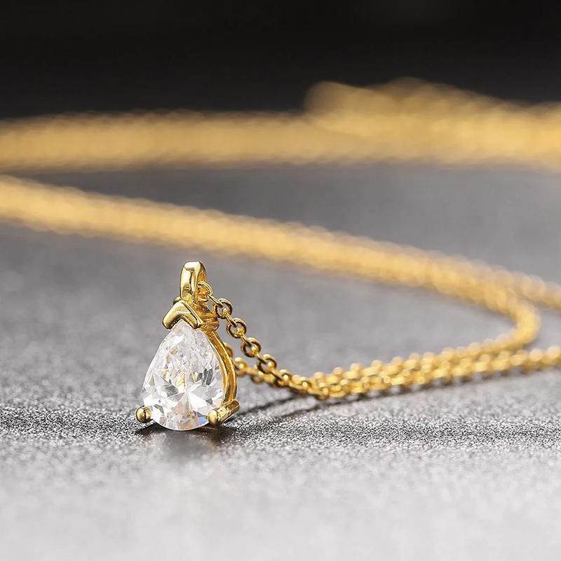 CAOSHI Classic Cubic Zirconia Pendant Necklace for Women Gold Color/Silver Color Minimalist Accessories Wedding Party Jewelry 45CM
CAOSHI Classic Cubic Zirconia Pendant Necklace for Women Gold Color/Silver Color Minimalist Accessories Wedding Party Jewelry 45CM