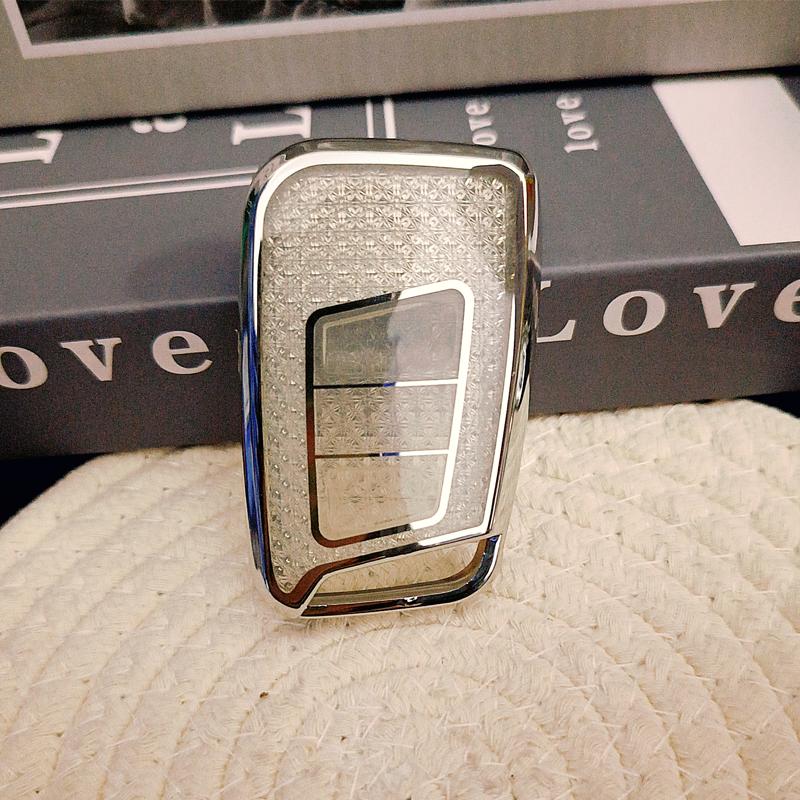 White Diamond Tpu For Vw For Passat B8 Skoda Kodiaq Superb A7 Smart Remote Car Key Case Cover Fob Holder Keychain Accessories
White Diamond Tpu For Vw For Passat B8 Skoda Kodiaq Superb A7 Smart Remote Car Key Case Cover Fob Holder Keychain Accessories