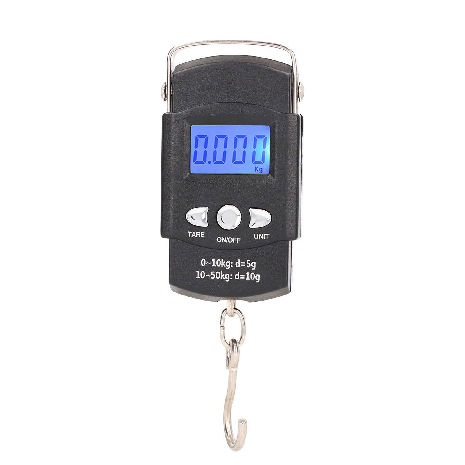 Electronic Hook Scale LCD Digital Hanging Fishing 50kg with 1meter Concealed Tape Measure
Electronic Hook Scale LCD Digital Hanging Fishing 50kg with 1meter Concealed Tape Measure