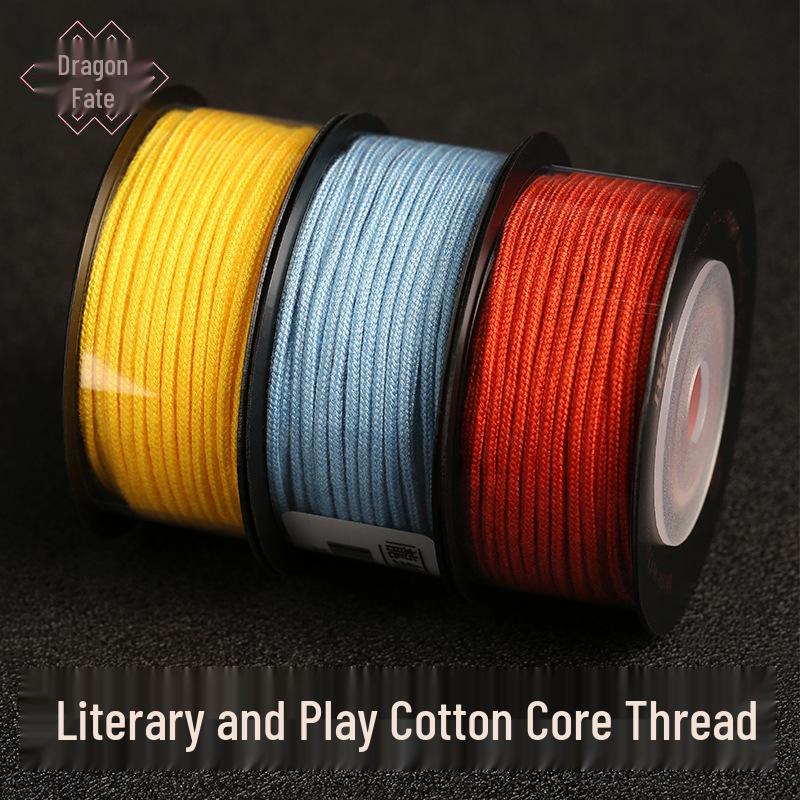 1.5mm Wear-Resistant Dragon Knot Cotton Thread for DIY Bodhi Bead Bracelet with Star and Moon Design
1.5mm Wear-Resistant Dragon Knot Cotton Thread for DIY Bodhi Bead Bracelet with Star and Moon Design