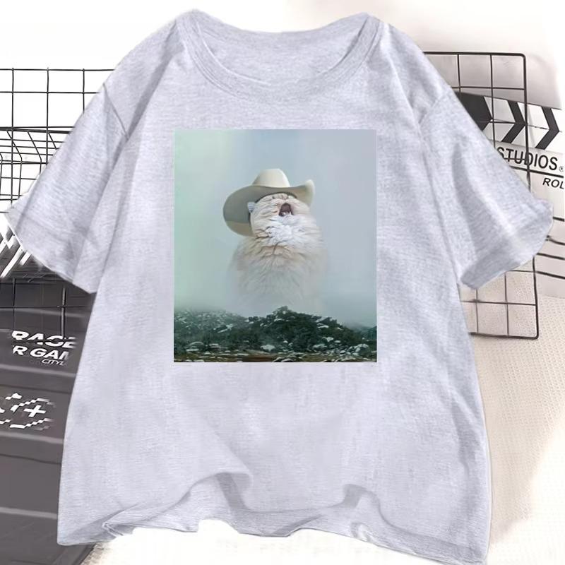 Ковбойская кошка футболка Смешная футболка с принтом сумасшедшей кошки Женская Мужская Хлопковая футболка с коротким рукавом Осень Унисекс Одежда Графические футболки 4XL
Ковбойская кошка футболка Смешная футболка с принтом сумасшедшей кошки Женская Мужская Хлопковая футболка с коротким рукавом Осень Унисекс Одежда Графические футболки 4XL