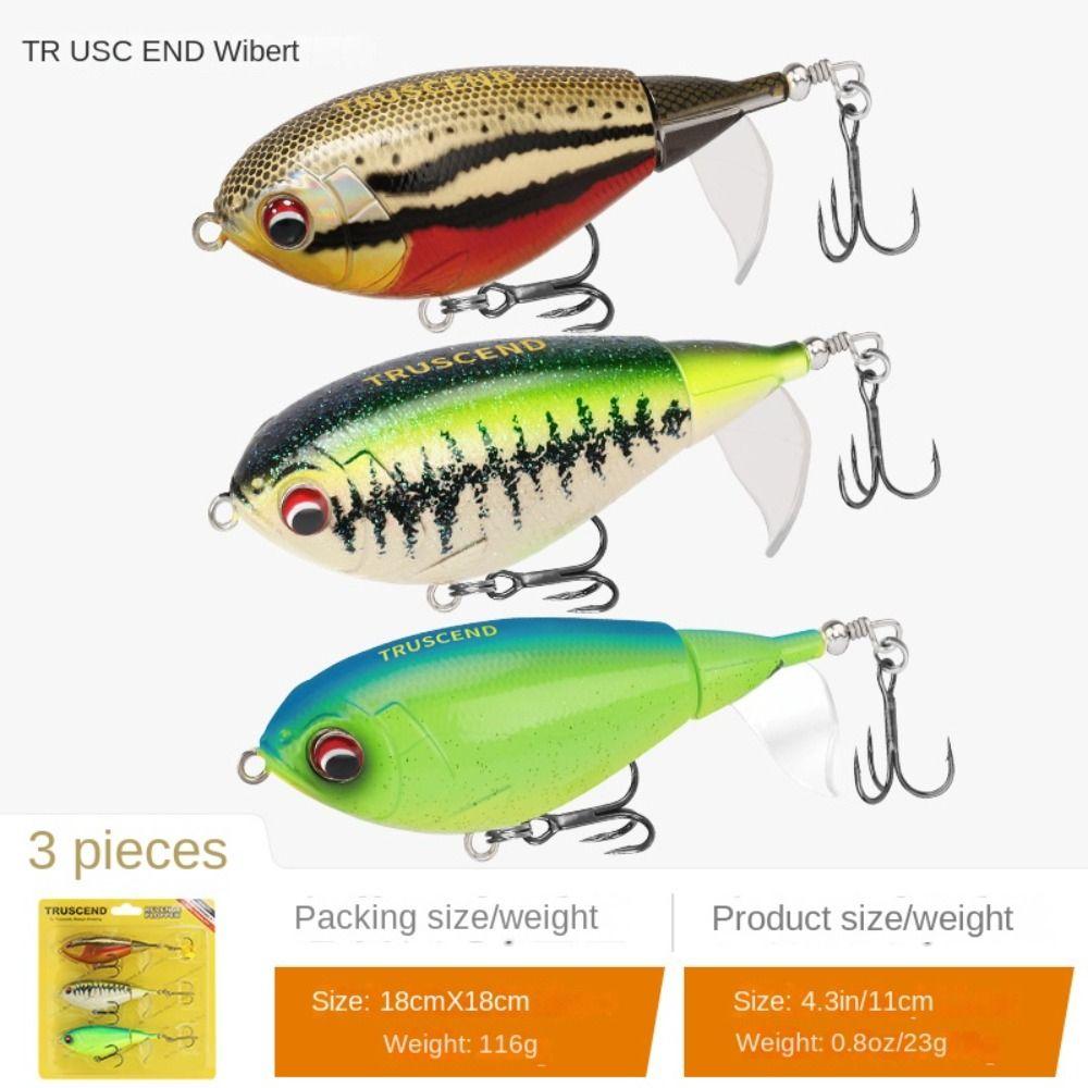 Popper Rotating Tail Surface bait Topwater Fishing Lure Bass Fake Bait Propeller Warbler lure
Popper Rotating Tail Surface bait Topwater Fishing Lure Bass Fake Bait Propeller Warbler lure