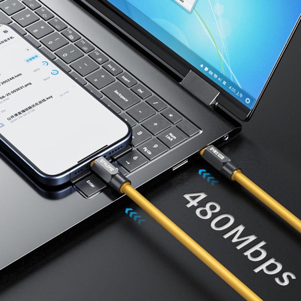 Double Headed USB Type C to C Cable TPE Type C Data Cable Fast Charging Wire Laptop Hub жовтий
Double Headed USB Type C to C Cable TPE Type C Data Cable Fast Charging Wire Laptop Hub жовтий