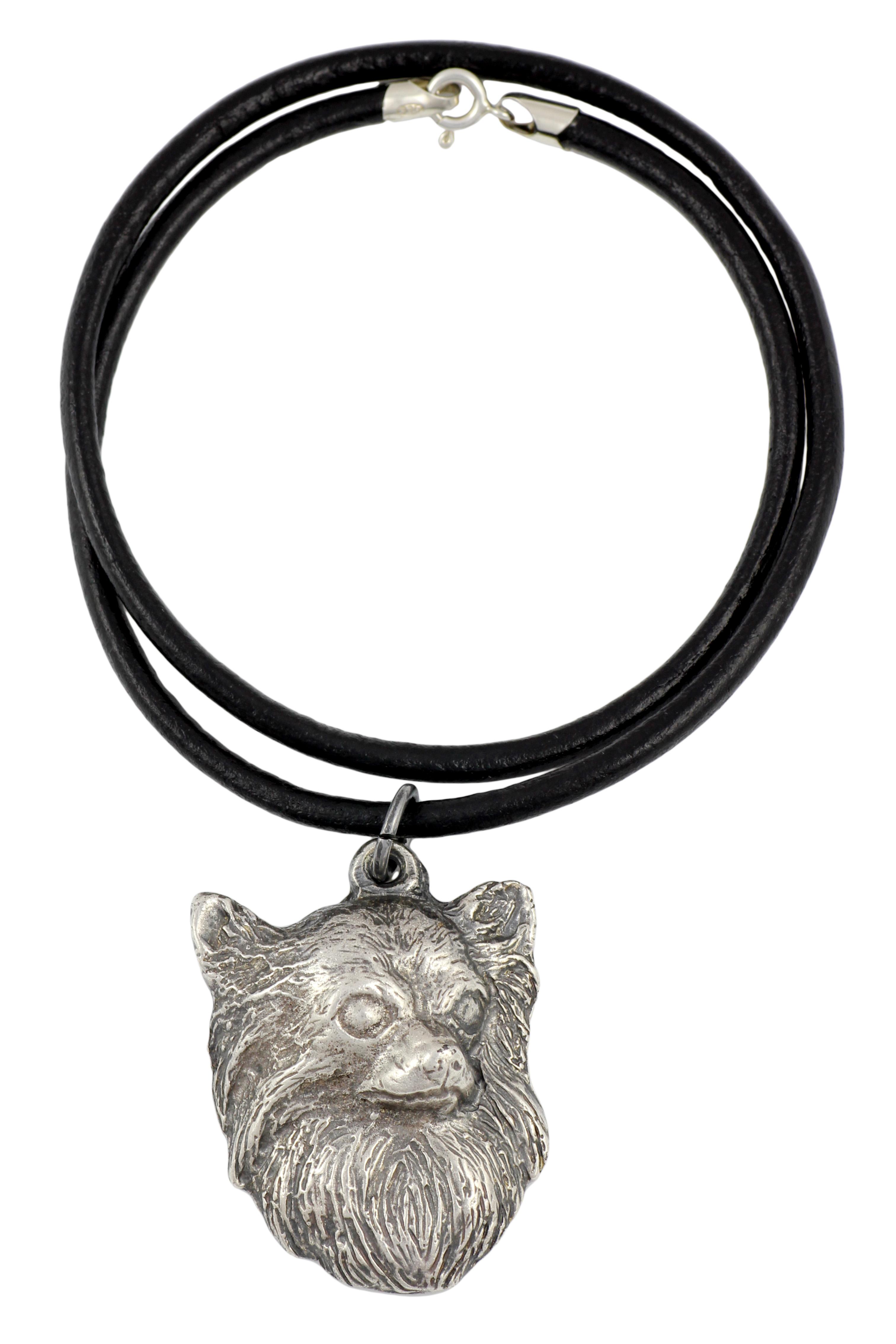 Chihuahua long-haired - Necklace with dog, silver-plated pendant for dog fan, unique jewelry by Art-Dog brand срібний
Chihuahua long-haired - Necklace with dog, silver-plated pendant for dog fan, unique jewelry by Art-Dog brand срібний