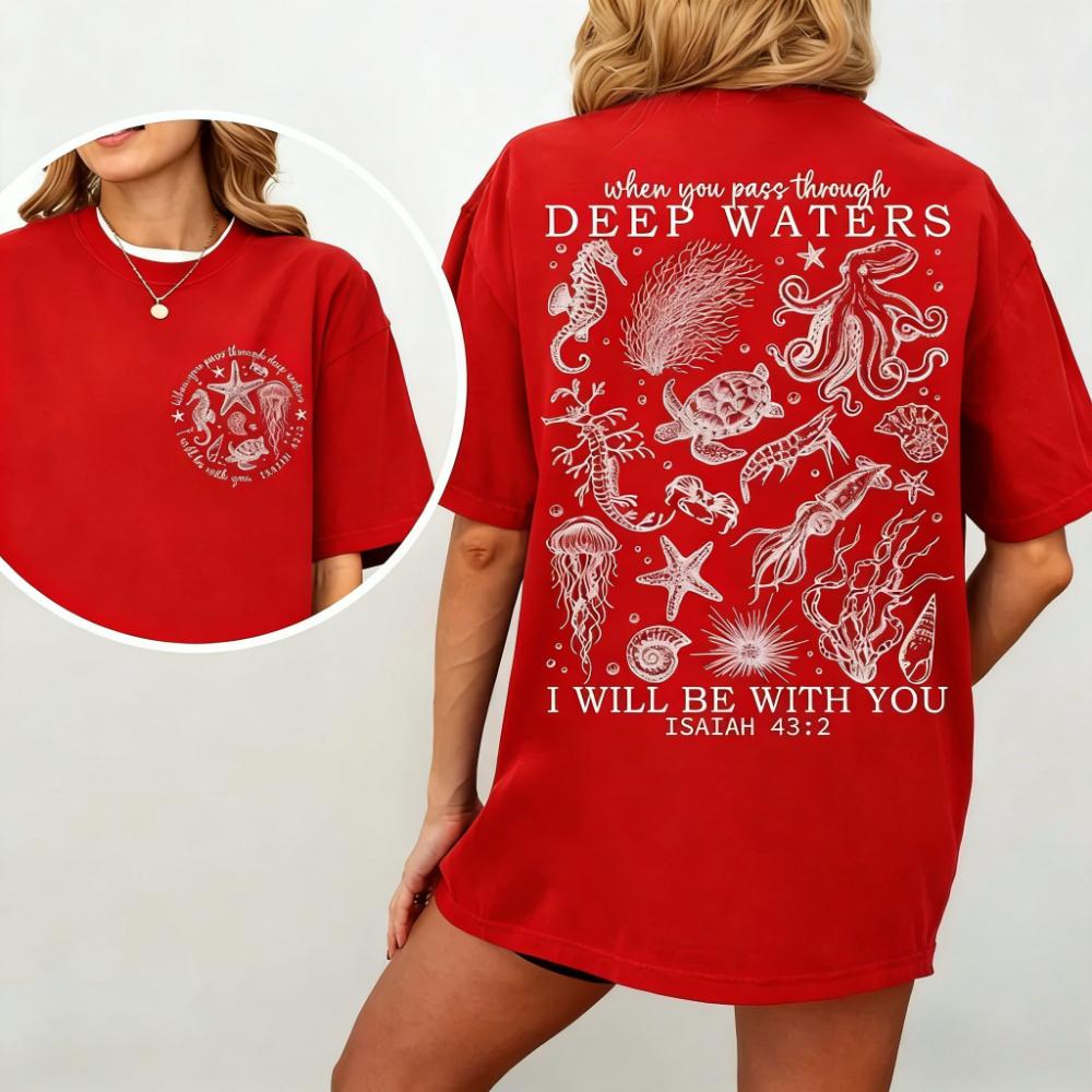 Christian Ocean Animal Tshirt Coastal Sea Life Shirt Trendy Beachy Scripture Tee Jesus Bible Verse Faith Apparel Women T-shirt 3XL
Christian Ocean Animal Tshirt Coastal Sea Life Shirt Trendy Beachy Scripture Tee Jesus Bible Verse Faith Apparel Women T-shirt 3XL