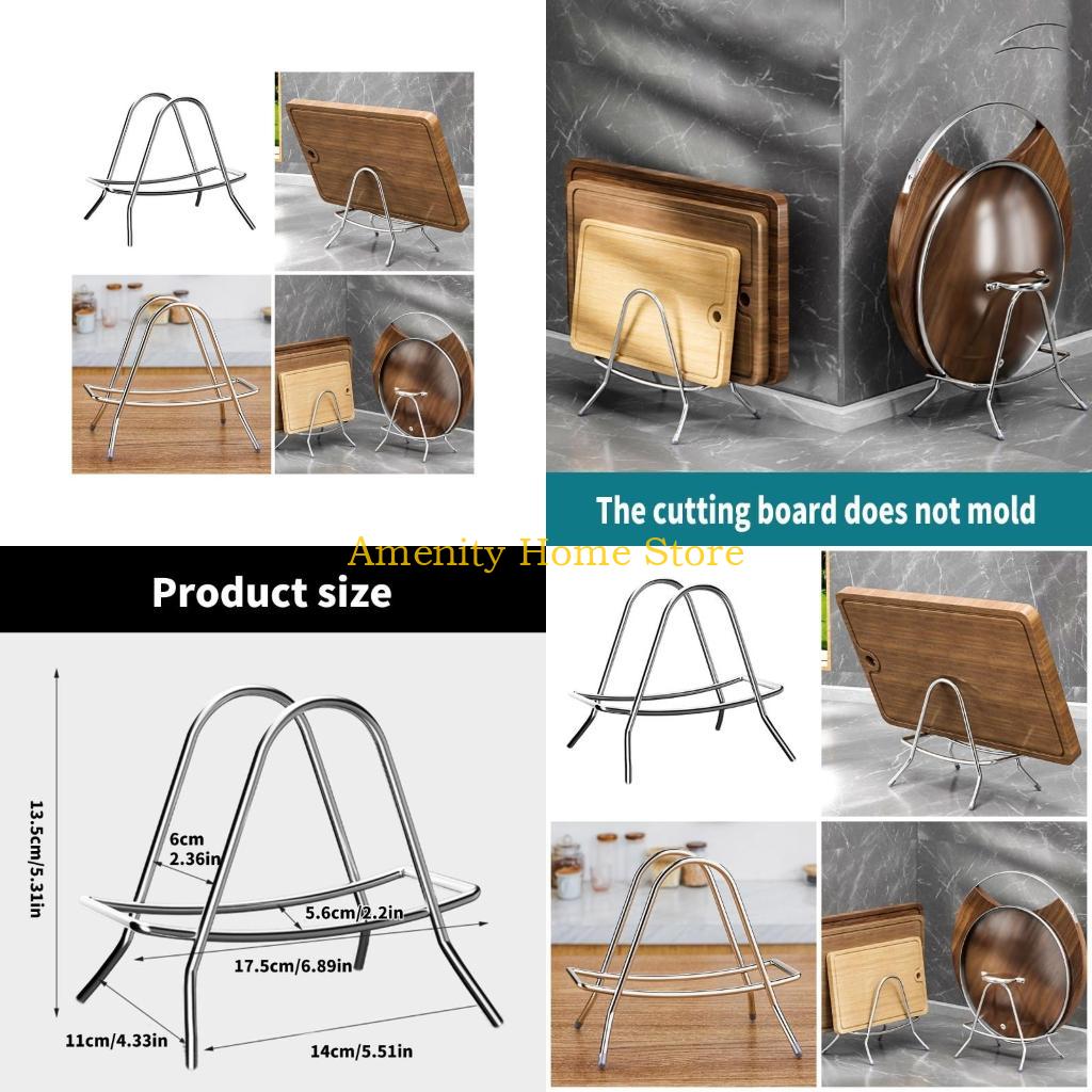 F26C Stainless Steel Cutting Board Holder with Stable Base Kitchenwares Organizer Rustproof Pots Lid Stand for Home Kitchens CN
F26C Stainless Steel Cutting Board Holder with Stable Base Kitchenwares Organizer Rustproof Pots Lid Stand for Home Kitchens CN