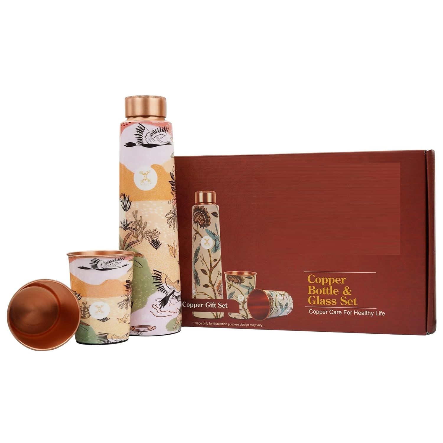 Meena Print Pure Copper Water Bottle | Leak Proof, Durable & Rust Proof | Non-Toxic & BPA Free Bottles | Eco Friendly Water Bottle (900 ml)
Meena Print Pure Copper Water Bottle | Leak Proof, Durable & Rust Proof | Non-Toxic & BPA Free Bottles | Eco Friendly Water Bottle (900 ml)