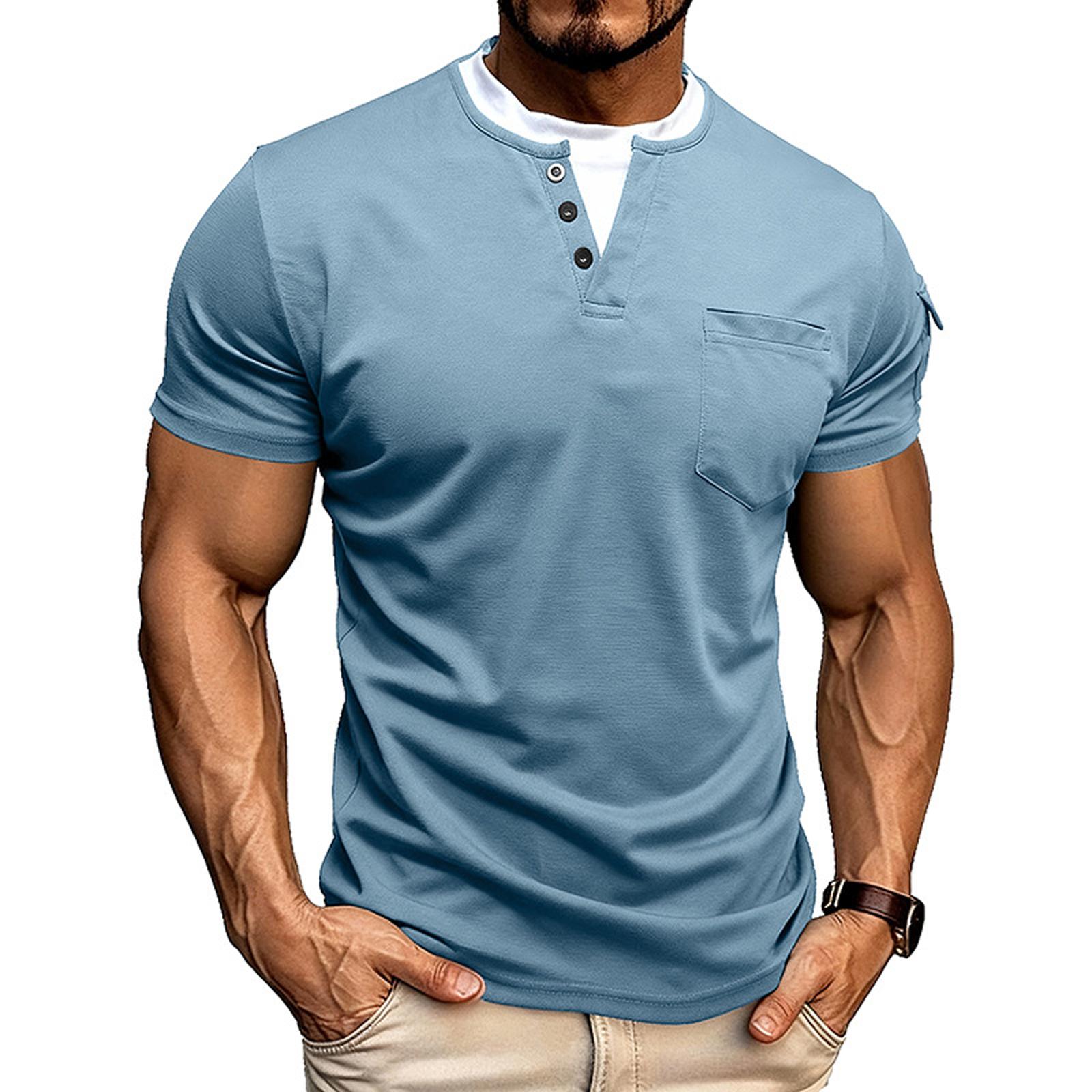 Mens Short Sleeve Shirt 2 In 1 Button Fleece Thermal Base Layer Top Undershirt Ribbed Pullover Sweater L
Mens Short Sleeve Shirt 2 In 1 Button Fleece Thermal Base Layer Top Undershirt Ribbed Pullover Sweater L