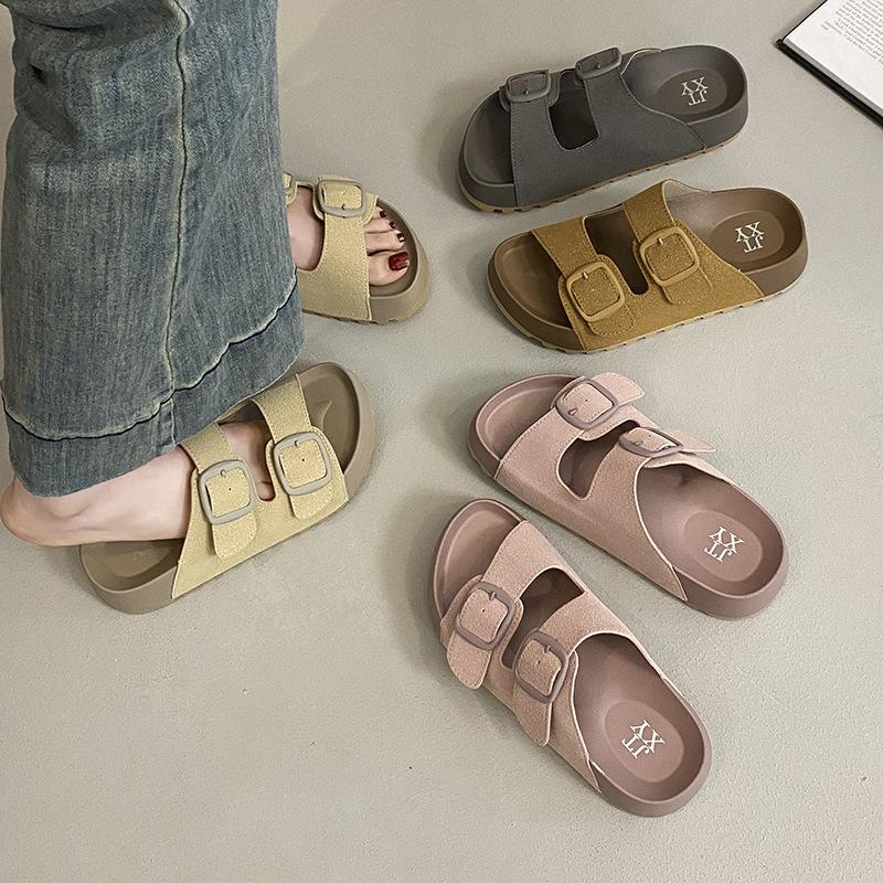Thick-bottomed retro slippers women s 2025 summer new outer wear fashionable and versatile one-word beach vacation sandals 35 розовый
Thick-bottomed retro slippers women s 2025 summer new outer wear fashionable and versatile one-word beach vacation sandals 35 розовый