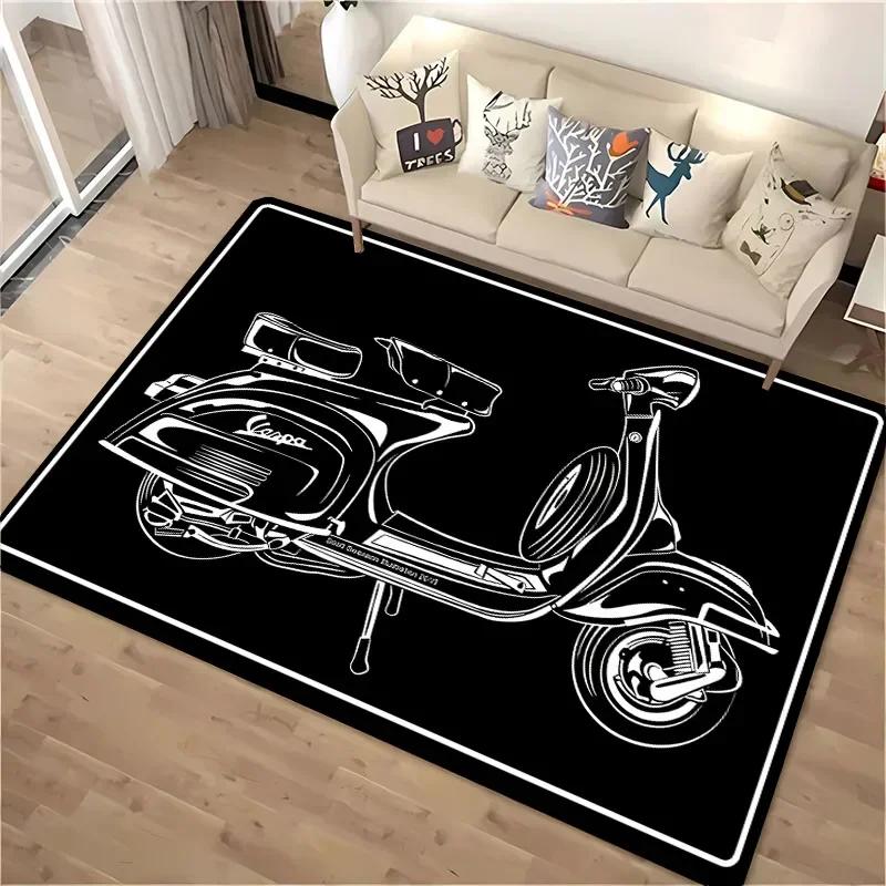 V-Vespa Moto Modern Fashion Carpet for Living Room Bedroom Sofa Area Rugs Kitchen Door Un-slip Floor Mats Alfombra Birthday Gift 80*120cm
V-Vespa Moto Modern Fashion Carpet for Living Room Bedroom Sofa Area Rugs Kitchen Door Un-slip Floor Mats Alfombra Birthday Gift 80*120cm